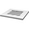 Ekena Millwork Diamond Surface Mount PVC Gable Vent: Non-Functional, w/ 3-1/2"W x 1"P Standard Frame, 22"W x 22"H GVPDI22X2201SN - alternate 4